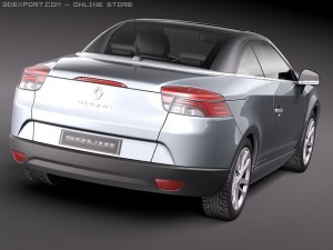 Renault Megane Coupe Cabriolet 2011 3Dモデル