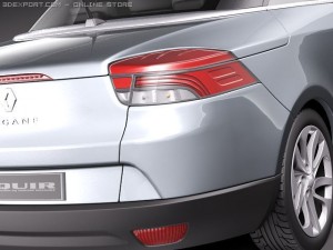 Renault Megane Coupe Cabriolet 2011 3Dモデル