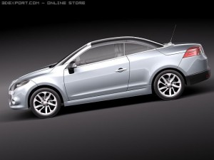 Renault Megane Coupe Cabriolet 2011 3Dモデル