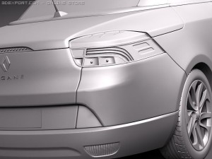 Renault Megane Coupe Cabriolet 2011 3Dモデル