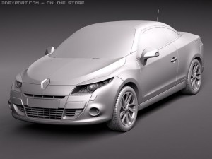 Renault Megane Coupe Cabriolet 2011 3Dモデル