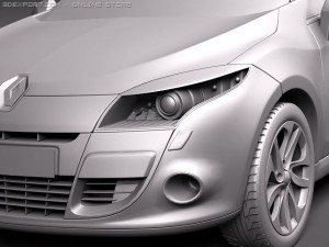 Renault Megane Coupe Cabriolet 2011 3Dモデル