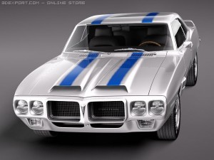 Pontiac Firebird Trans Am 1969 3D Model