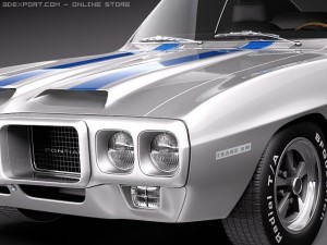 Pontiac Firebird Trans Am 1969 3D Model
