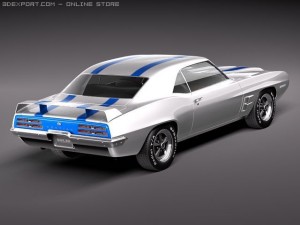 Pontiac Firebird Trans Am 1969 3D Model