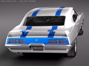 Pontiac Firebird Trans Am 1969 3D Model