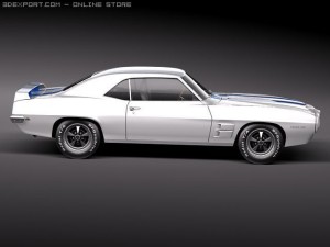 Pontiac Firebird Trans Am 1969 3D Model