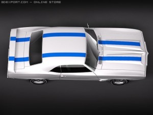 Pontiac Firebird Trans Am 1969 3D Model