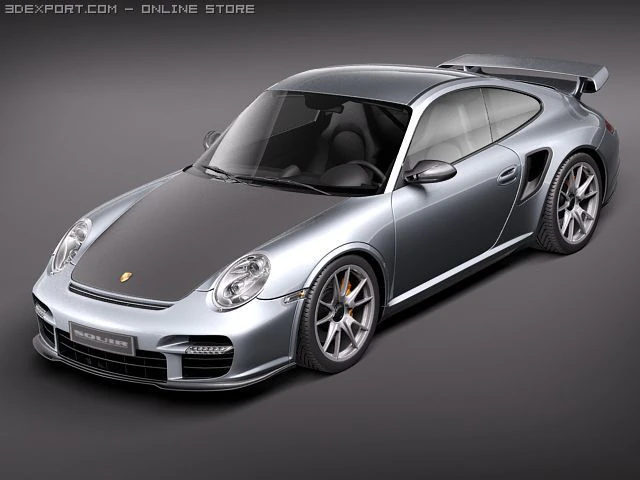 Porsche 911 GT2 RS 2011 3D Model .c4d .max .obj .3ds .fbx .stl .blend 