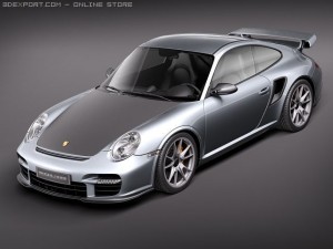Porsche 911 GT2 RS 2011 3D Model