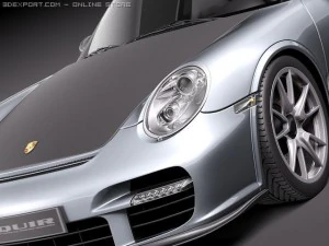 Porsche 911 GT2 RS 2011 3D Model