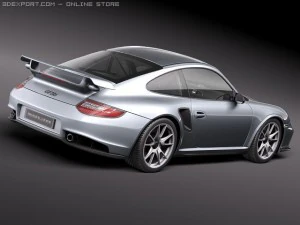 Porsche 911 GT2 RS 2011 3D Model