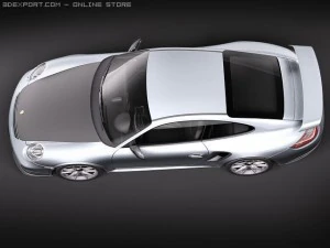 Porsche 911 GT2 RS 2011 3D Model