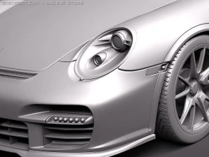 Porsche 911 GT2 RS 2011 3D Model
