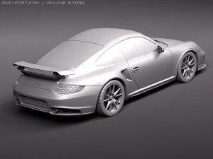 Porsche 911 GT2 RS 2011 3D Model