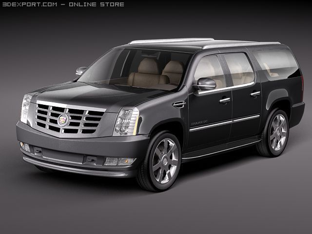 Cadillac Escalade ESV 2010 3Dモデル .c4d .max .obj .3ds .fbx .stl .blend 