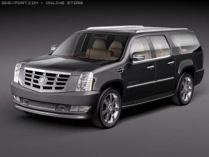 Cadillac Escalade ESV 2010 Modèle 3D
