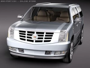 Cadillac Escalade ESV 2010 3D Model