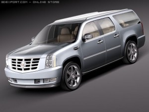 Cadillac Escalade ESV 2010 3Dモデル