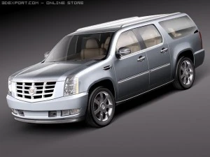 Cadillac Escalade ESV 2010 3D Model