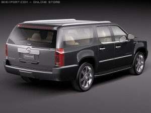 Cadillac Escalade ESV 2010 3Dモデル