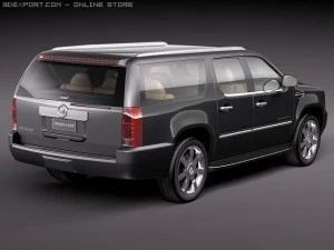 Cadillac Escalade ESV 2010 3D Model