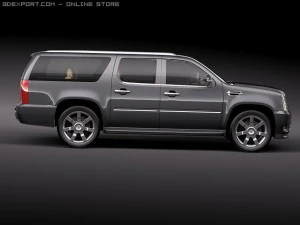Cadillac Escalade ESV 2010 3D Model