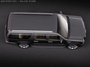 Cadillac Escalade ESV 2010 3Dモデル