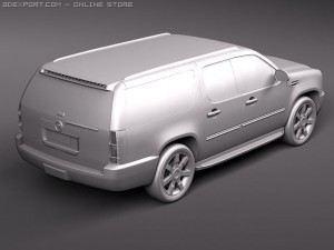 Cadillac Escalade ESV 2010 3Dモデル