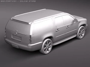 Cadillac Escalade ESV 2010 3D Model