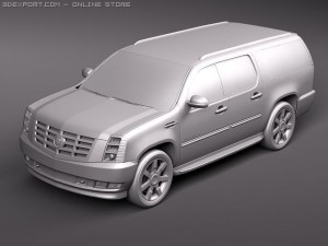 Cadillac Escalade ESV 2010 3Dモデル