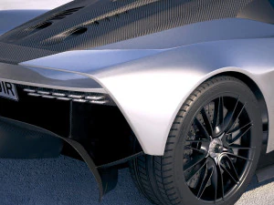 Aston Martin Valhalla 2020 3D Model