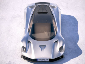 Aston Martin Valhalla 2020 3D Model