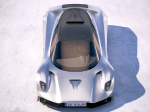 Aston Martin Valhalla 2020 3D Model