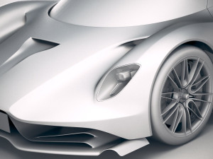 Aston Martin Valhalla 2020 3D Model