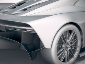 Aston Martin Valhalla 2020 3D Model