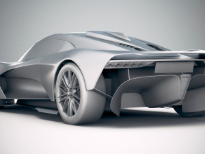 Aston Martin Valhalla 2020 3D Model