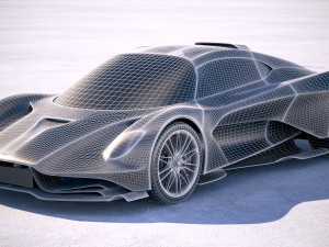 Aston Martin Valhalla 2020 3D Model