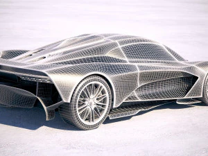 Aston Martin Valhalla 2020 3D Model