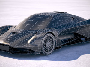Aston Martin Valhalla 2020 3D Model