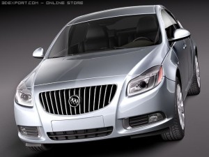 Buick Regal 2011 Modèle 3D