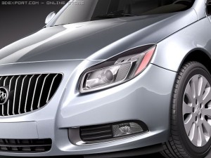 Buick Regal 2011 Modèle 3D