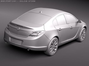Buick Regal 2011 Modèle 3D