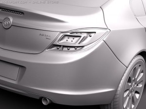 Buick Regal 2011 Modèle 3D