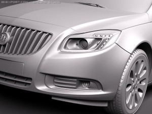 Buick Regal 2011 Modèle 3D