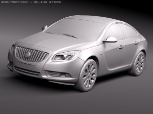 Buick Regal 2011 Modèle 3D
