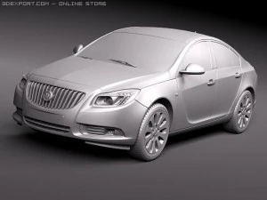 Buick Regal 2011 Modelo 3D