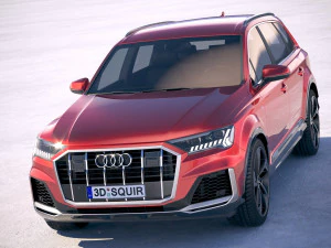 Audi Q7 2020 3D Model