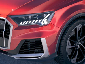 Audi Q7 2020 3D Model