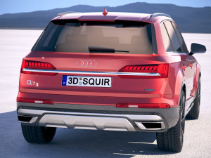 Audi Q7 2020 Model 3D